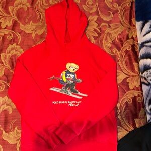 Red Polo Ralph Lauren Hoodie